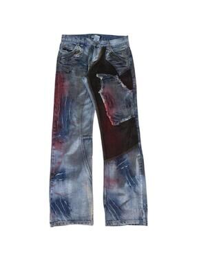 JIL FIERELY crazy shade unique design denim jeans